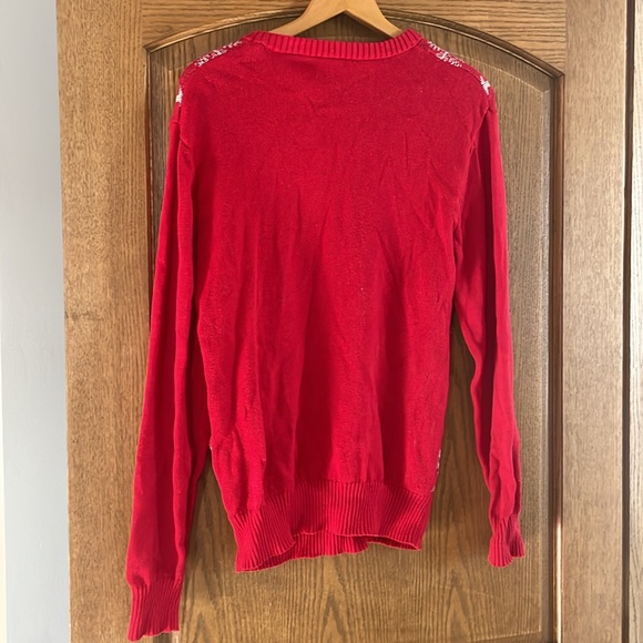 Gently worn Disney Christmas sweater; sz M - Picture 3 of 4